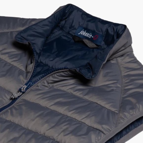 JOHNNIE-O, MEN'S STRAITS VEST ( STORM GREY) - Picture 4 of 4